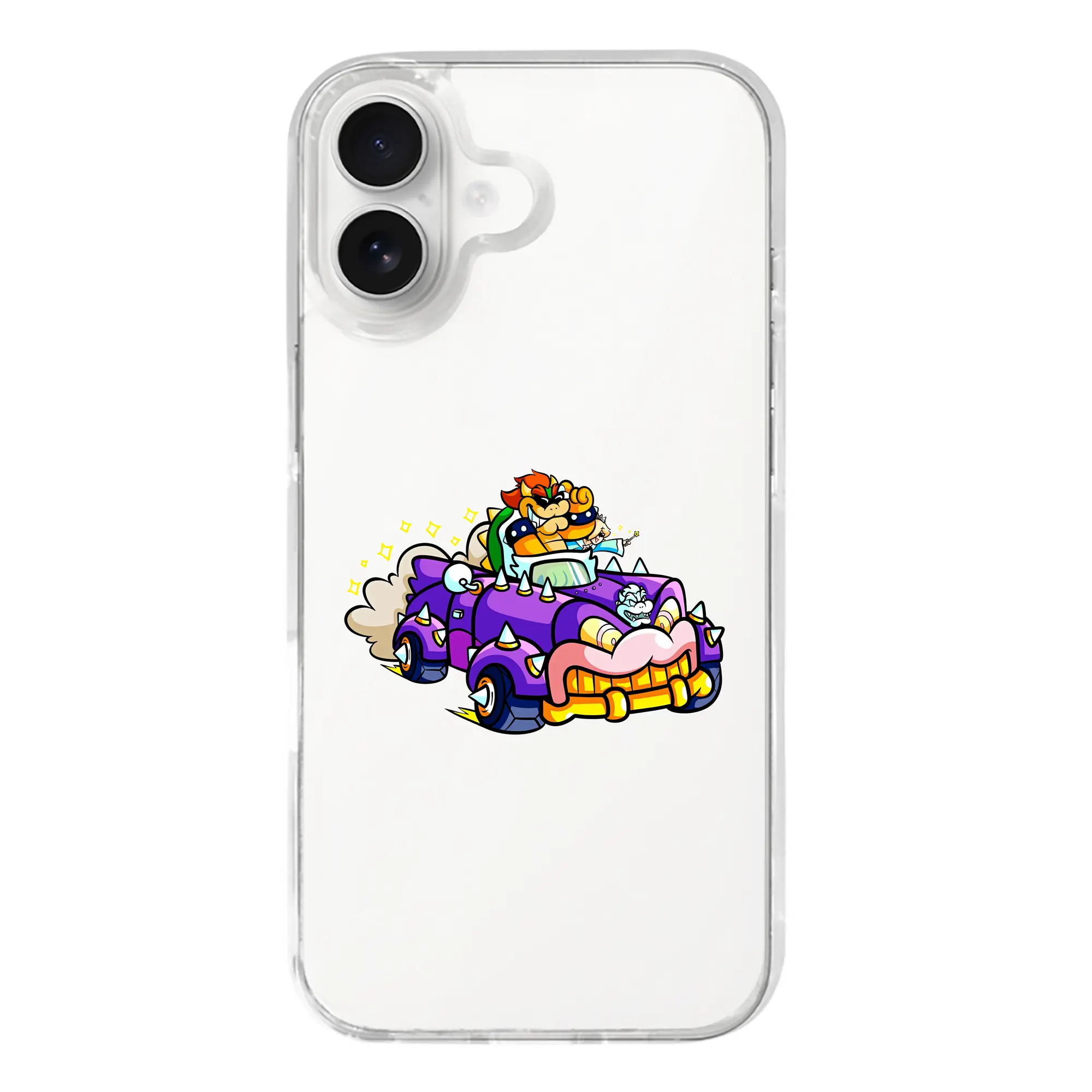 マリオ グッズ クッパ - iPhone 17シリーズ 透明スマホケース – 薄型・耐衝撃・精密フィット保護カバー